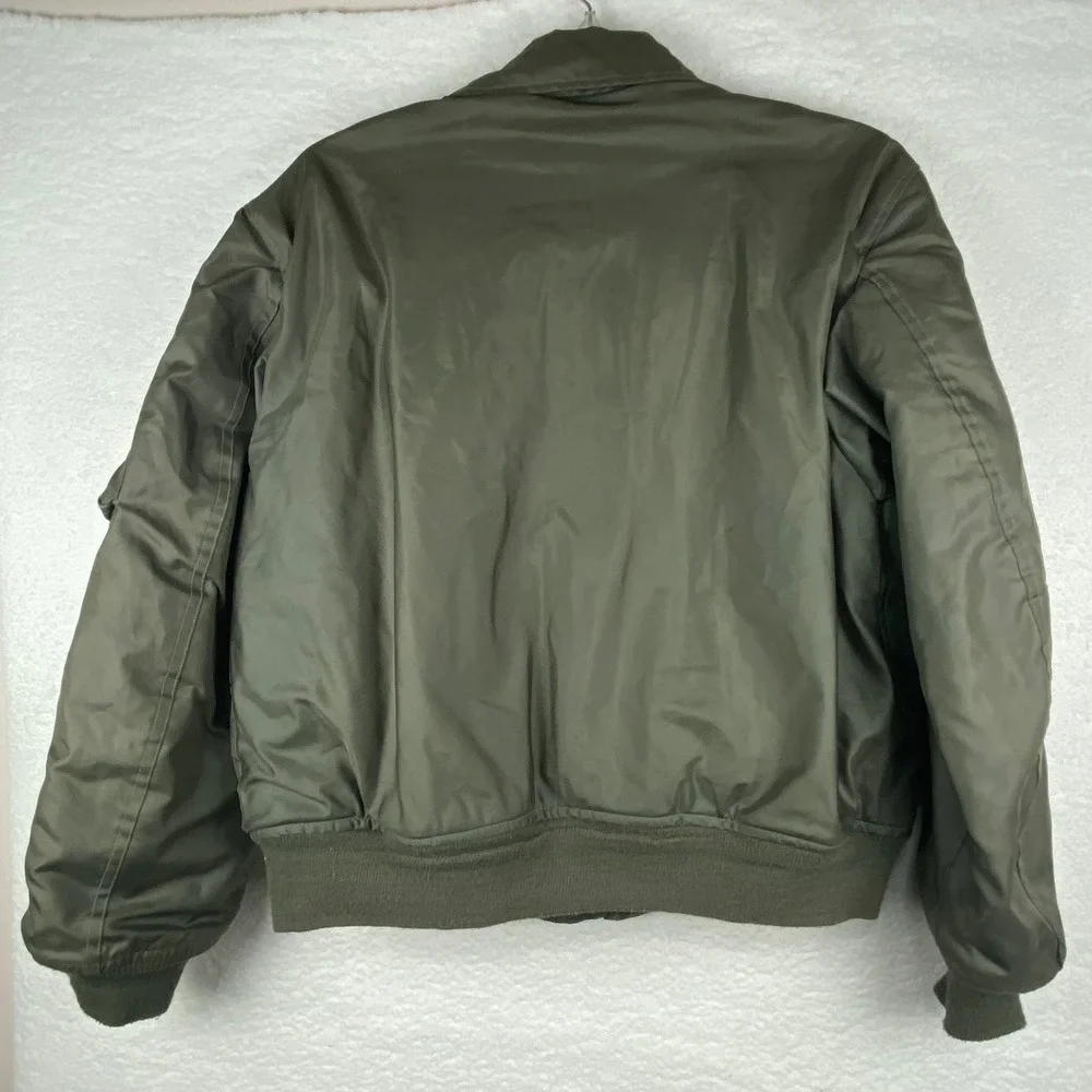 Vintage 1992 Isratex CWU-45/P Flyer's Jacket Large Olive‎ Drab Aramid Military